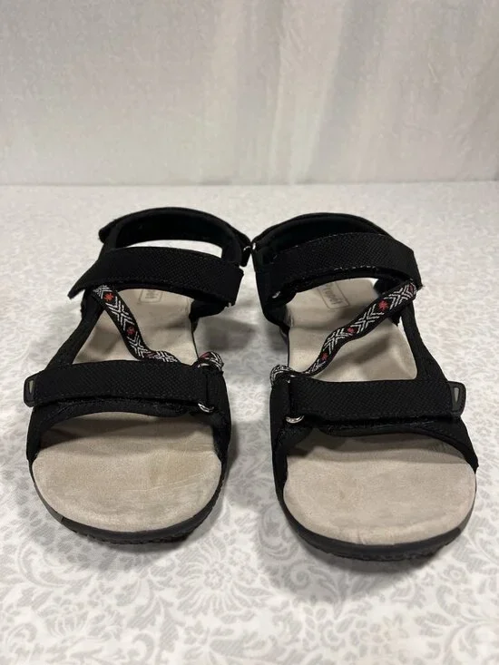 Women’s Size 11 Propet Elon Sport Sandals Straps Aztec Black WSV003P - Picture 2 of 10